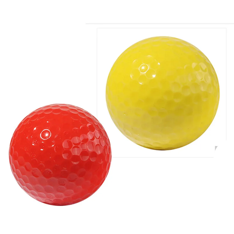Factory direct colorful golf practice biodegradable balls driving range golf balls