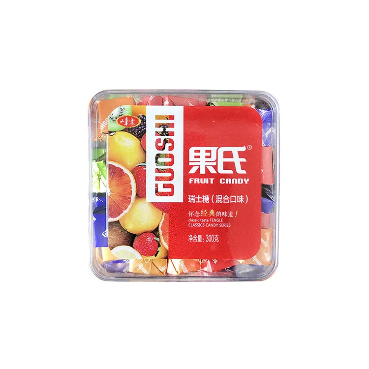 Factory Direct Price Fruity Gummy Fudges Chocolate Strawberry Yogurt Flavors Confectionery Chewy Milk Candies