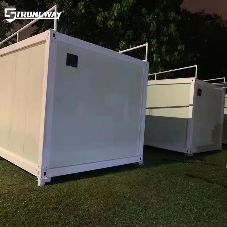 Factory Prices Container House Fully Assembled Modular Double Bedroom Prefab Houses Sale Custom Customized PVC Box Wall Window