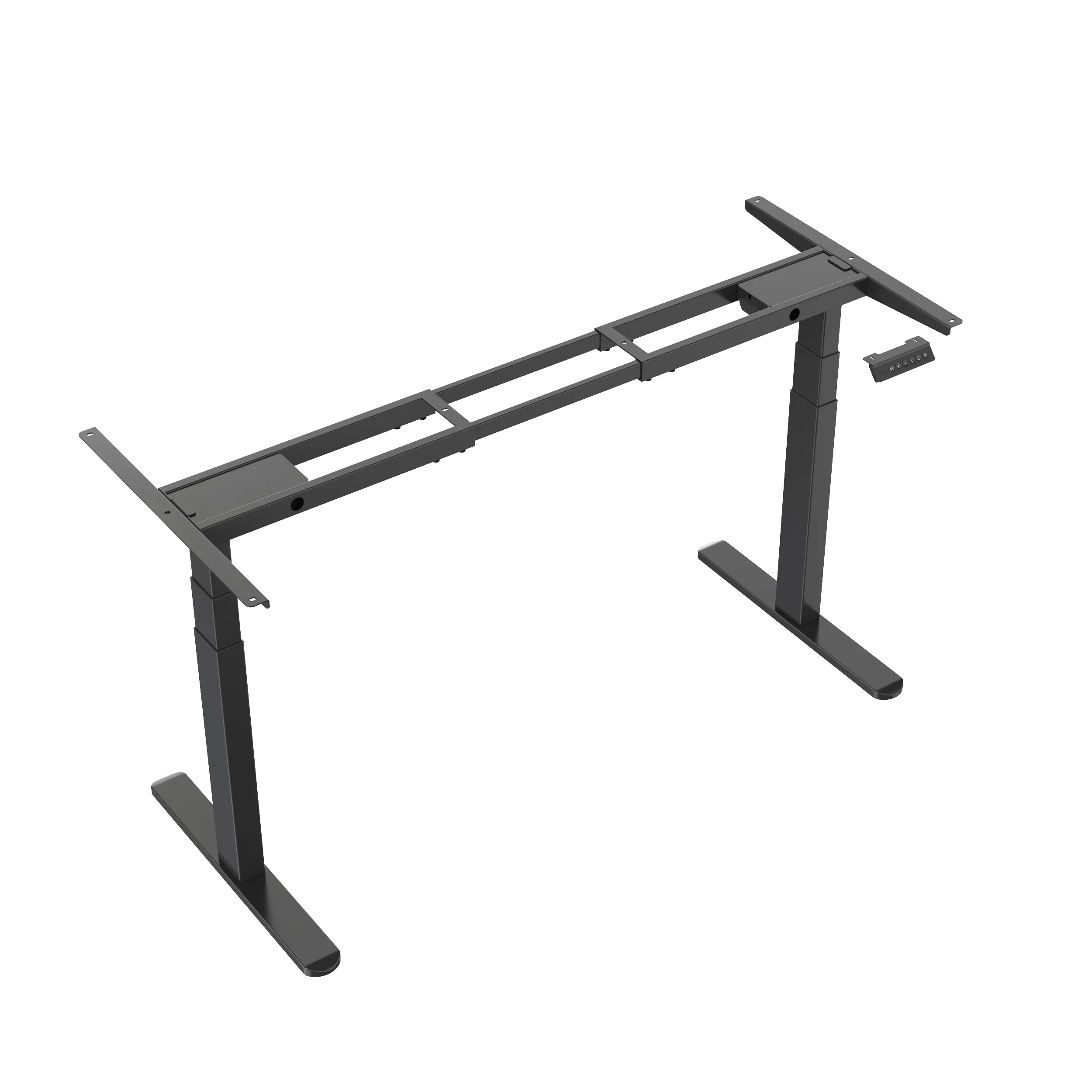 V-mounts Electric Dual Motor Height Adjustable Standing Desk Frame With 3 Standard Rectangular Stage Legs VM-JSD2-02-Z
