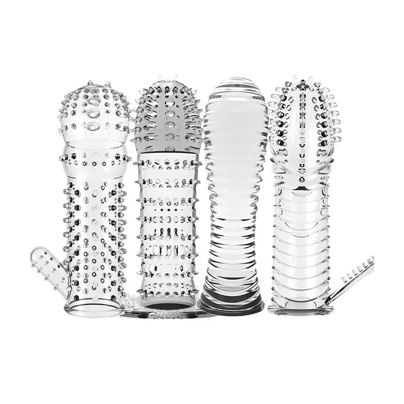 Низкая цена Высокое качество большие частицы утолщенный многоразовый мужской кристаллический презерватив