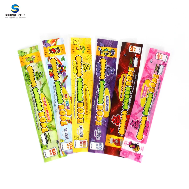 Candy Gummy Packaging Bag Smell Proof Custom Printed 3.5g Mylar Bags