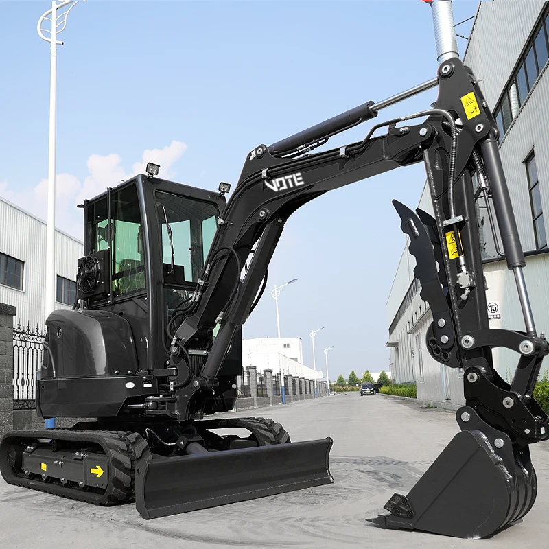 Mini Excavator 1 Ton EPA  Euro 5 Farm Agriculture Engineering New Crawler Excavators Kubota Engine small Excavator Free Shipping