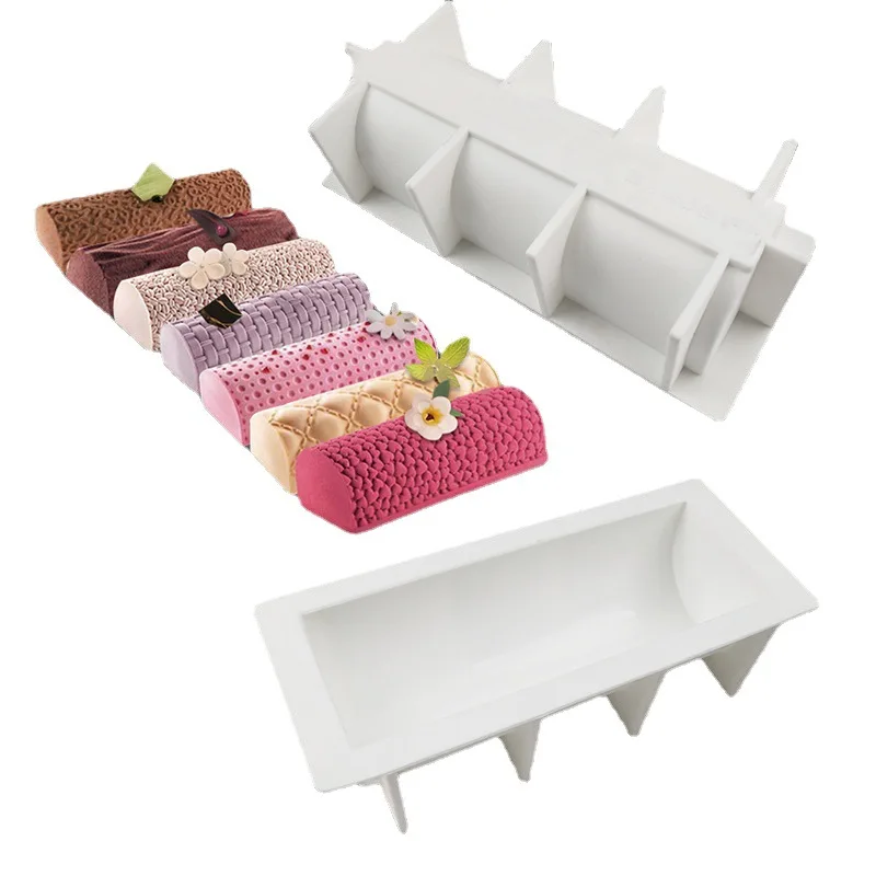 Early Riser Silicone 3D Cake Mold Swiss Roll Baking Supplies Mousse Cake Dessert Tools