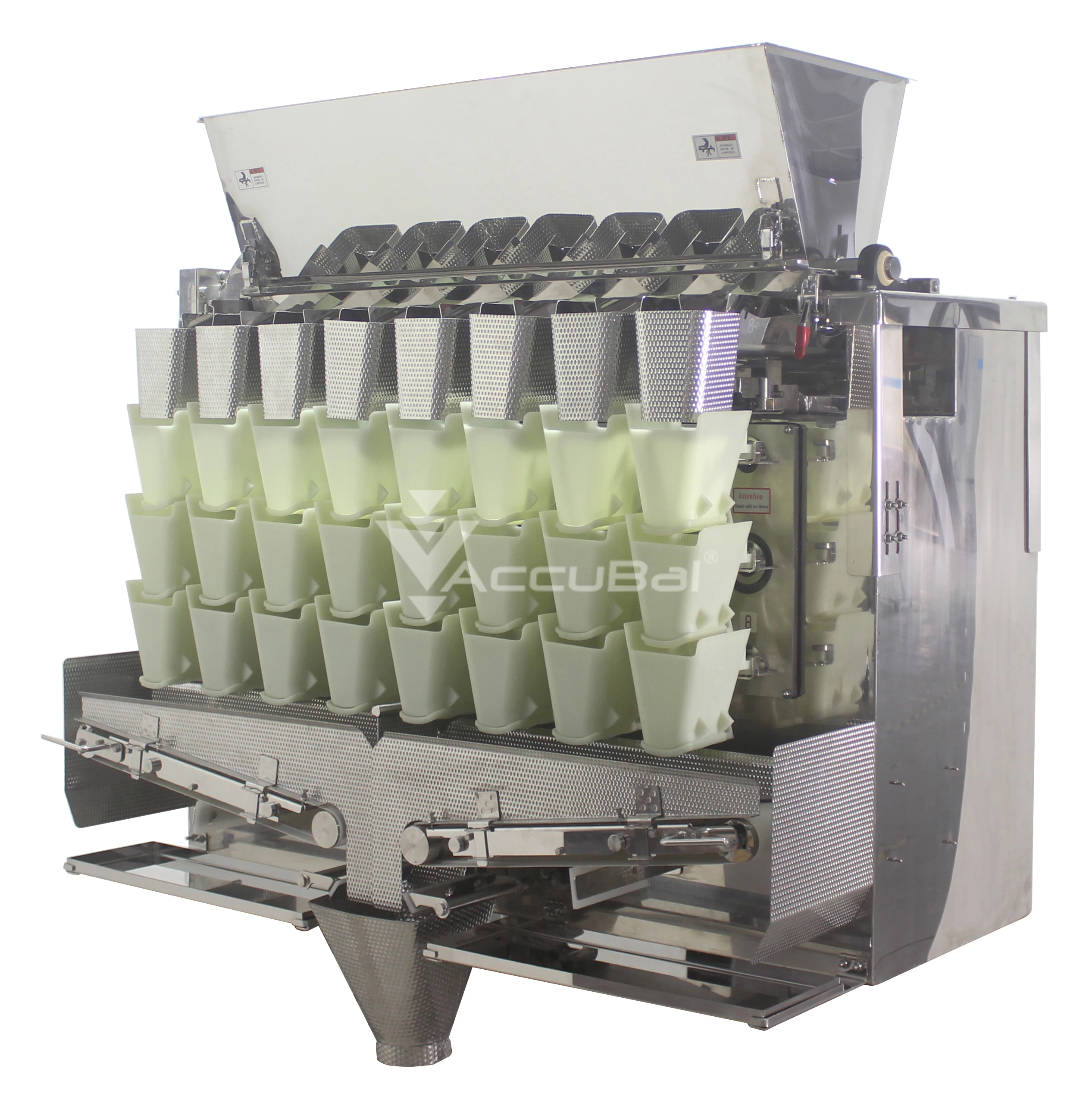 conveyor belt feeding weighing and packaging machine for fresh meat, frozen shrimp, rice