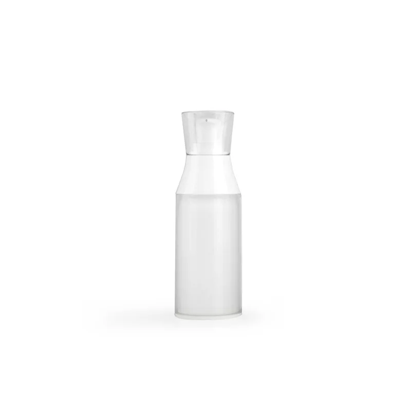 AS slant shoulder empty clear plastic bottles with caps cosmetic skincare body lotion bottle 100ml