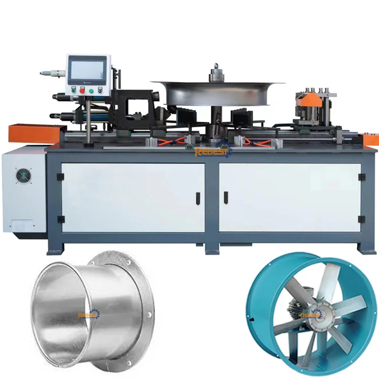 Automation Flanging Machine RBT-1600 Vibrating Screen Flanging Machine  vibrate sieve Flanging Machine