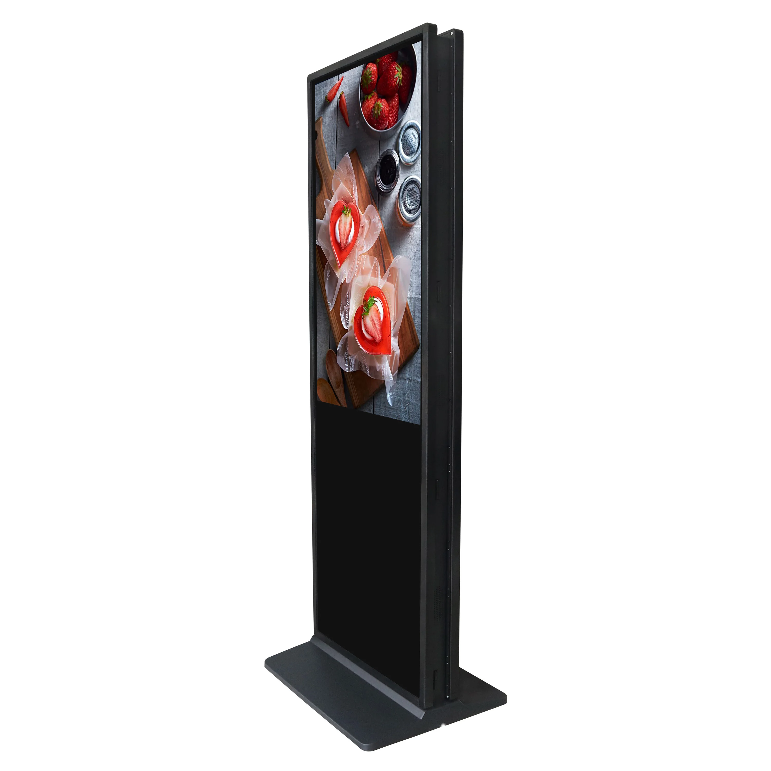 Interactive Kiosk Digital Signage Dual Screen Lcd Touch Display Totem Enhancing User Experience Touch Functionality