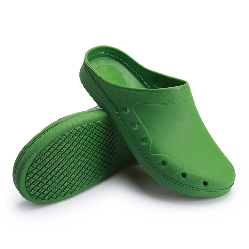 Non-Slip Operating Room Slippers Hospital Nurse Lightweight Doctors Shoes Waterproof TPE Protective Resistant Medical Shoes