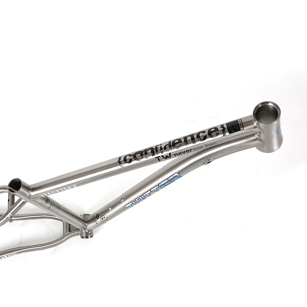 China Bicycle Factory OEM 27.5 29 inch titanium alloy mountain bike frame 142 thru axle mtb titanium frame