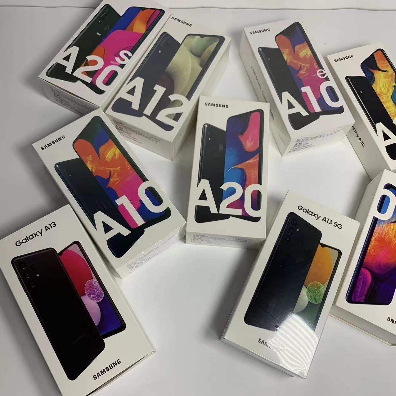 Cheap Unlocked Used Phones Samsung Android Smart Mobile Phone A14 32GB 64GB Original For Samsung A01 A02 A10 A10e A11 A12  A13