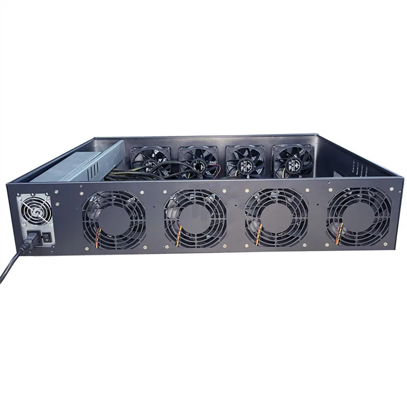 Бесшумная защита для воды 8 вентиляторов b85 gpu бесшумный корпус 8gpu рамка хранения