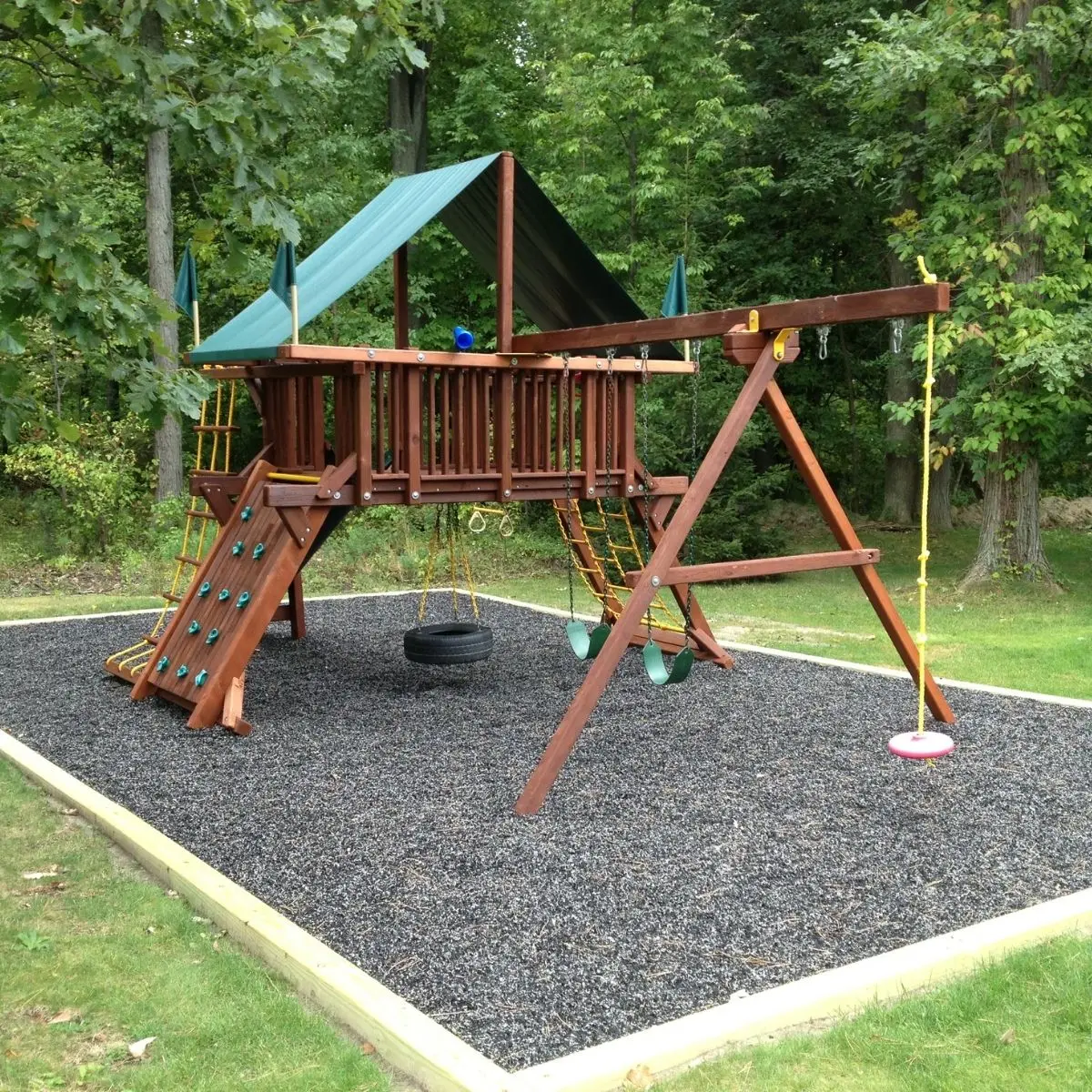 Recycled SBR Rubber Mulch for Garden Landscaping