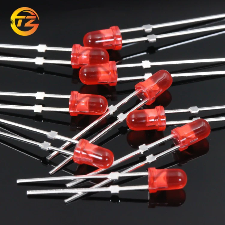 3mm led diode flat head f3 Flat head purple foggy long feet LED DIP light emitting diodes factory price 3mm led purple color