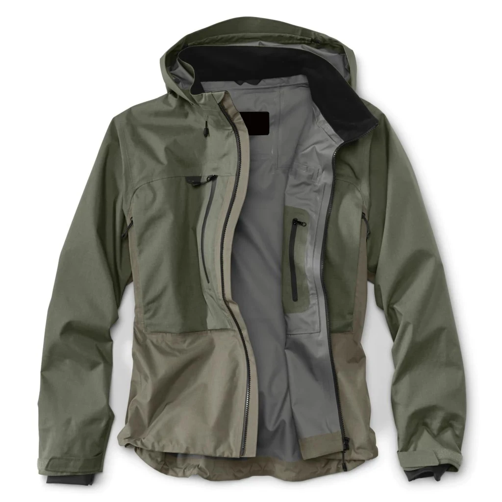 New Style 2024 Outdoor CONMR Factory Custom Fishing Wear Breathable 2.5L  Multiple Pockets Fly Fishing Wading Jacket