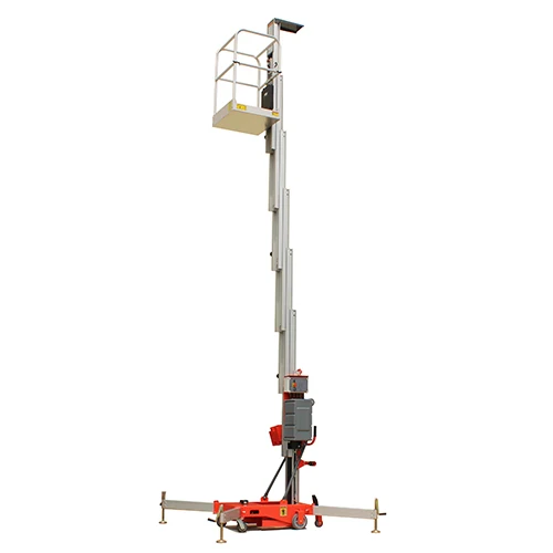 GTWY1-6 manlift алюминиевый сплав гидравлическая портативная одноместная подъемная платформа электрическая