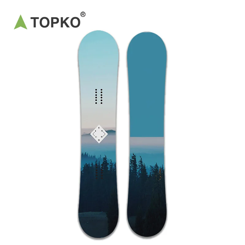 Topko OEM полностью горный Фристайл углеродное волокно деревянное основание открытый сноуборд