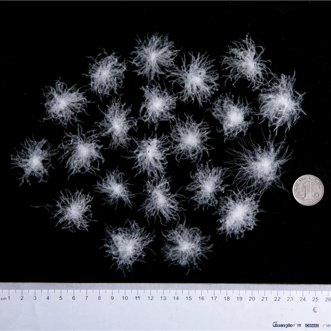 95% Big Washed Pure White Muscovy Duck Feather Down for Jacket Japanese Standard