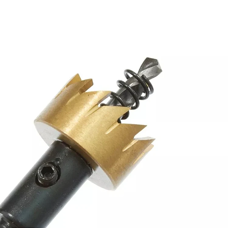 HSS Hole Saw Set High Speed Steel Drill Bit Drilling Crown for Metal Alloy Stainless Steel Wood Cutting Tool