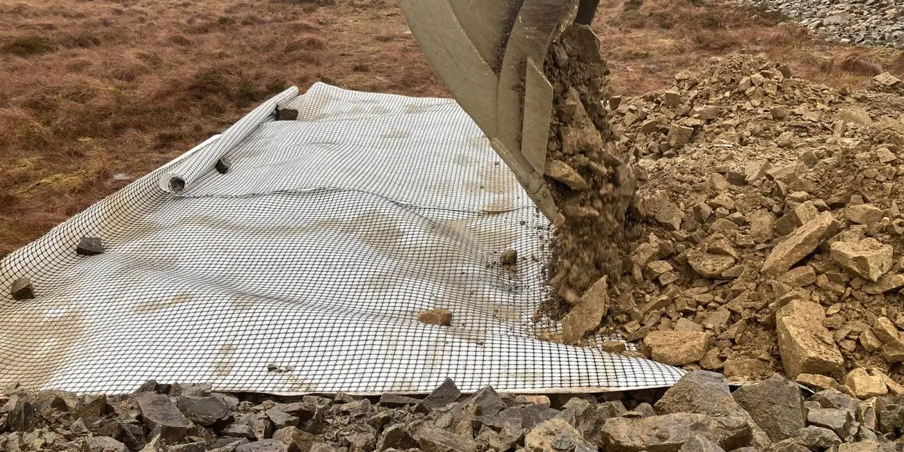 Dawnview прочный георешетка композитный геотекстиль для защиты от склона