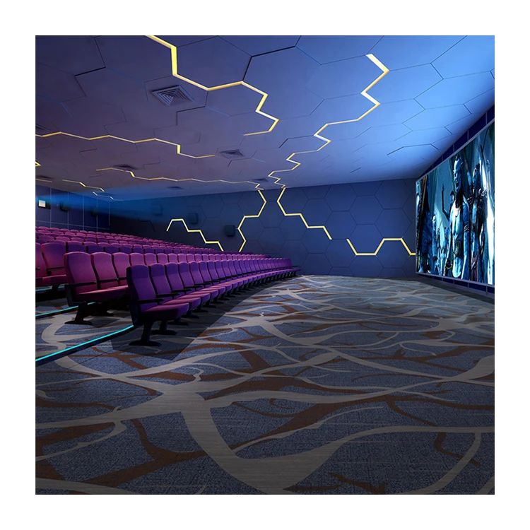 
Modern design soundproof fireproof hallway cinema movie hall theater wall to wall carpet 