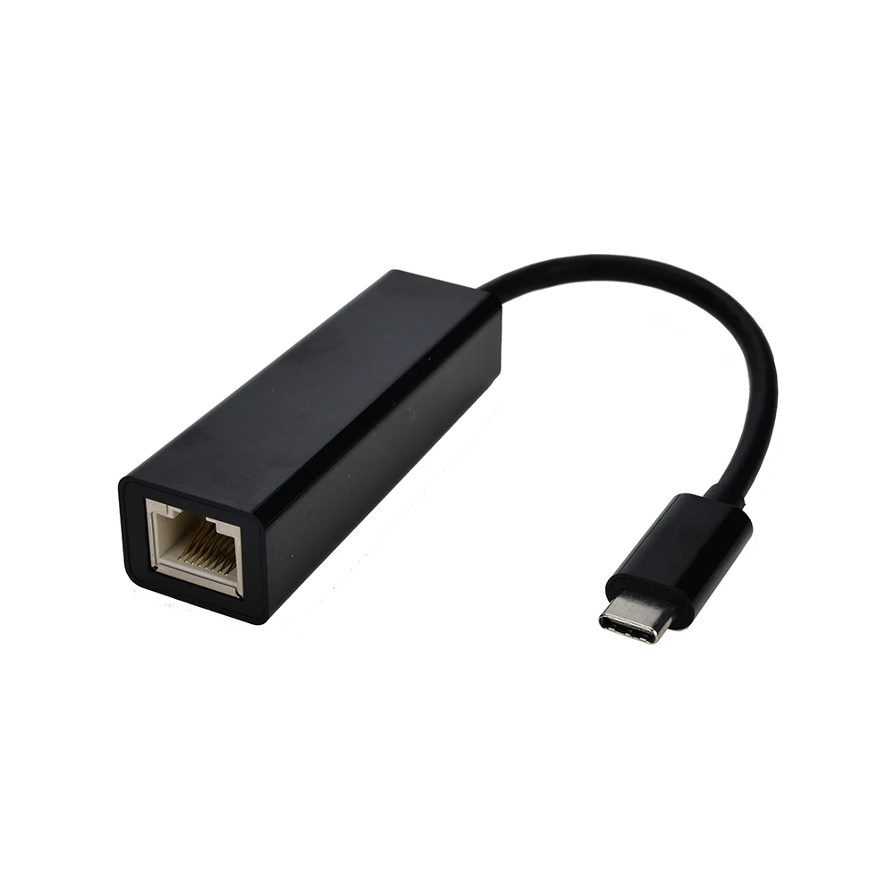 Hot Selling Type C to RJ45 Ethernet Adapter 10/100/1000 Mbps USB to Gigabit Ethernet Adapter