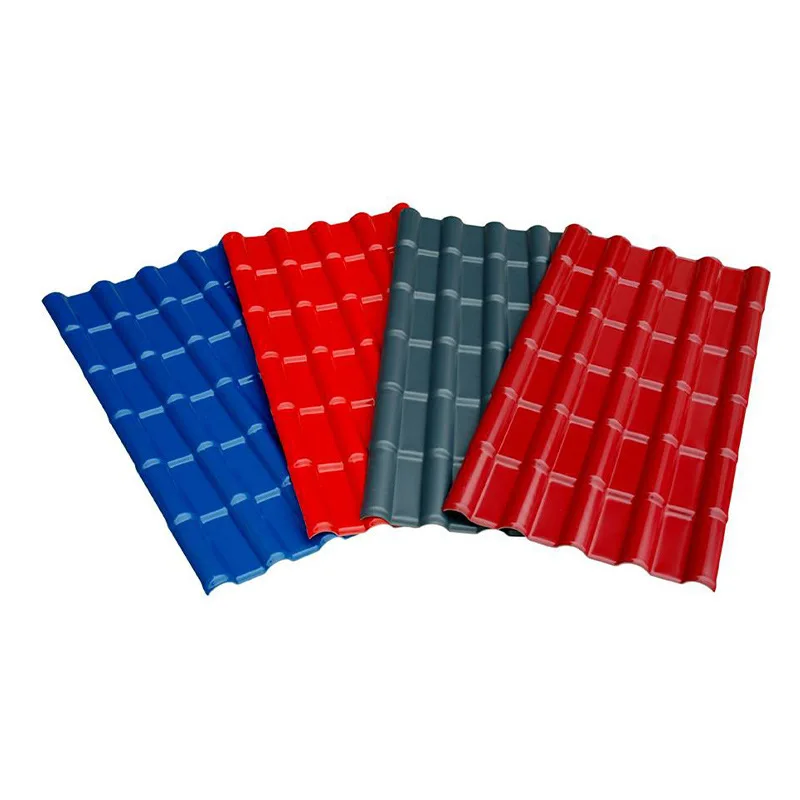 Modern Waterproof plastic pvc roofing sheet corrugated heat insulated asa synthetic resin roof tile roofing shingles