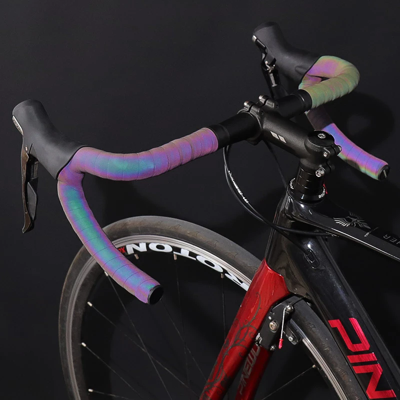 Lebycle Cycle Road MTB Reflective EVA Tape Adhesive Non-slip Colorful Bike Tape Handlebar Bicycle Grips Strap