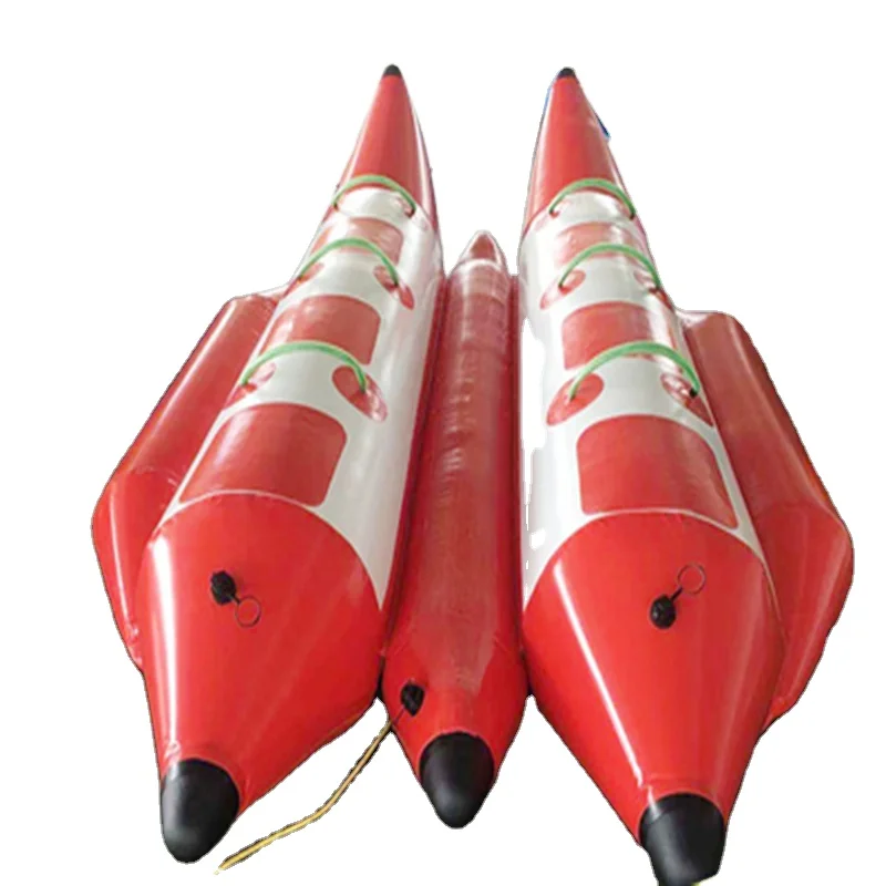 Water inflatable banana boat sea motorboat towing big flying fish spinning top spinning disco boat sofa Inflatable Toy