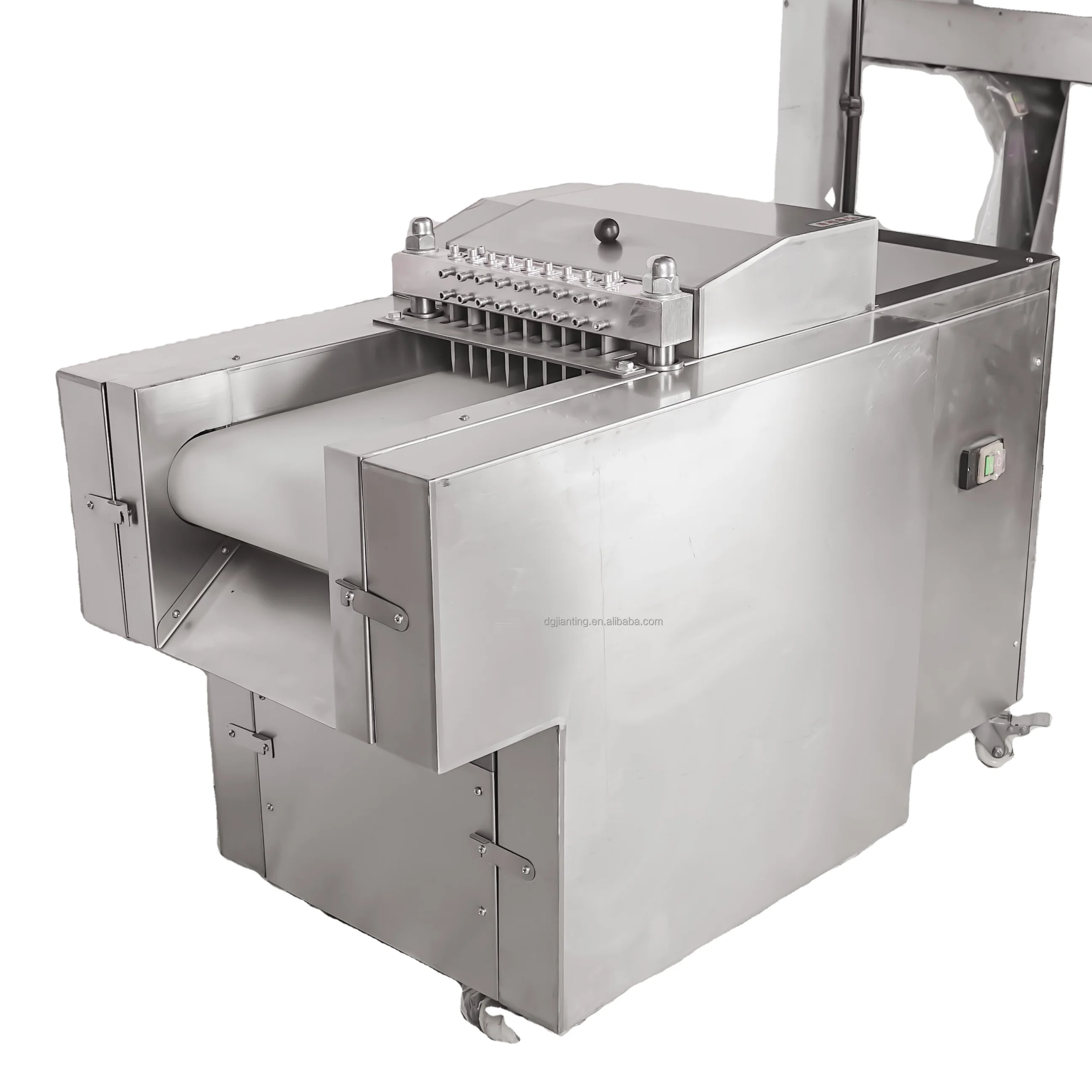 Chicken Cutter Machine Fish Dicing Frozen Meat Dicer Cube Cutting Machine Meat Strips Cut Small Meat Cutting Machine