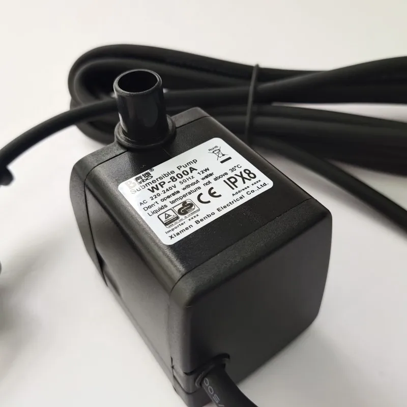 GS Сертифицированный 3 м кабель Длина 210GPH/800L/H расход воды высокого давления фонтан насос для аквариума аквариумный водяной