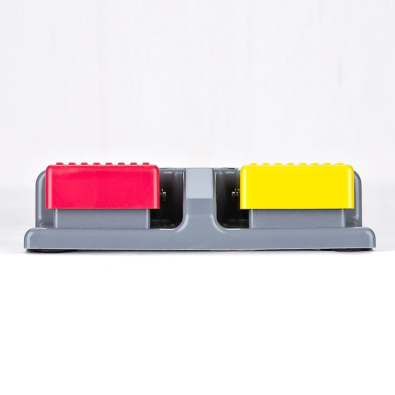 ABS plastic 10A 250VAC foot controller double pedal foot switch