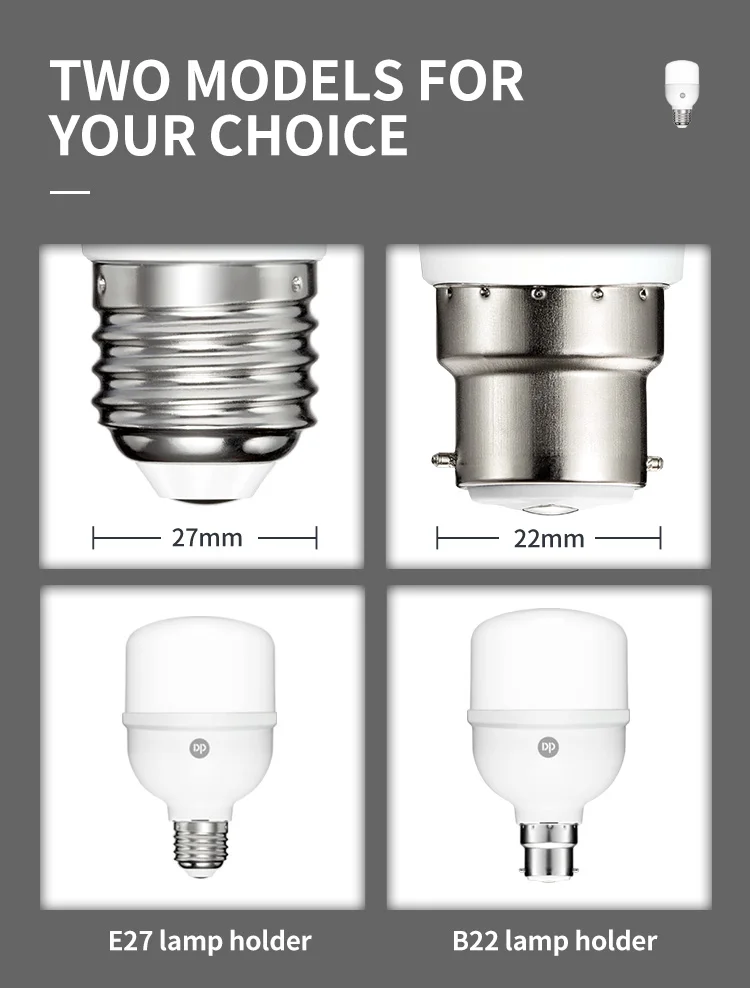 T Shape LED  Bulb Home Energy Saving Lamps E27 B22 13W LED Bulb Light