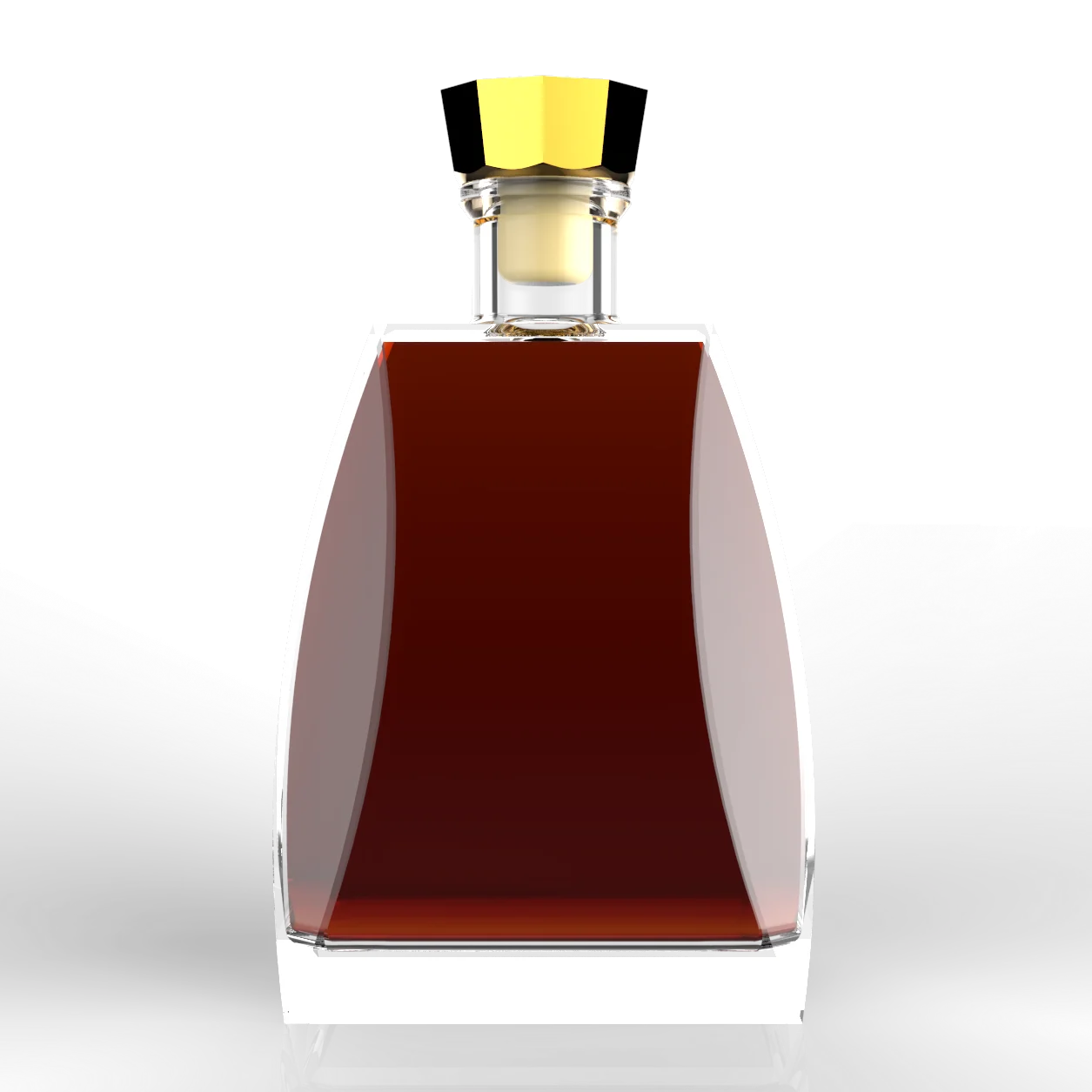 glass bottle manufacturers wine spirits with aluminum cap 700ml 1L glass bottles liquor glass bottle