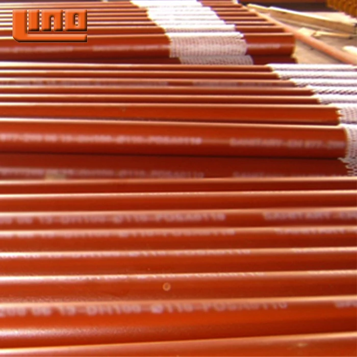 EN877  Ductile Dn250 Cast Iron Pipe K9 Hubless Soil Pipe