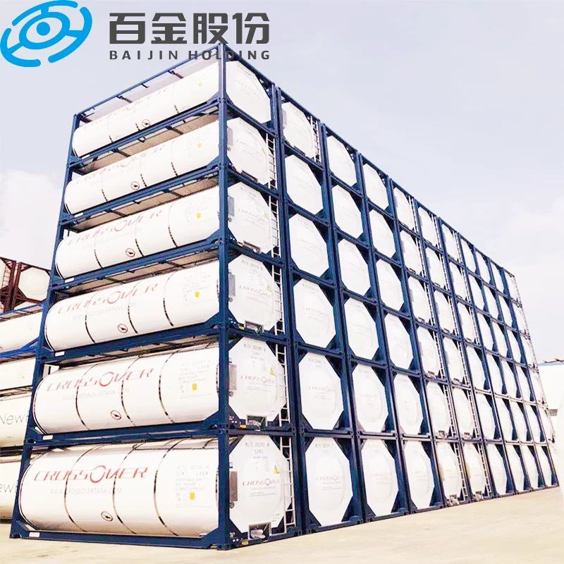 20Ft Cryogenic Iso Tank Container 20 Feet Lng T14 ISO Tank for Transport Liquids Chemical