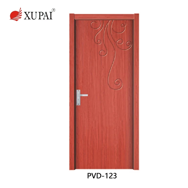Customized size and design Walnut israel security door stanley  exterior doors pu foam infilling pvc door