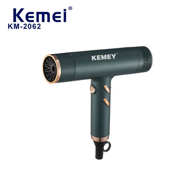 KEMEY KM-2062 Fast drying 110000RPM High Speed Hair Dryer 1500W Blow Dryer Negative lon Hair Care Styler Low Noise Hairdryer