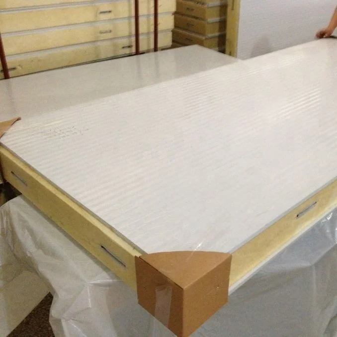 1ft by 1ft SAMPLE of 10cm Cold room PU sandwich panel price