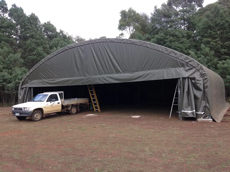 GS Tent Hangar Tractor Storage Tarp Building Garage Aircraft Hangar Tent PVC Large Tent Truss