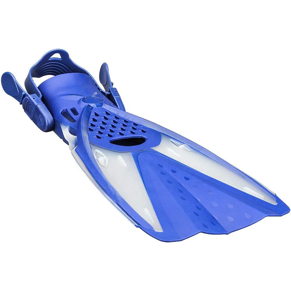 Deep Sea Rubber Adjustable Comfortable Long Diving Fins