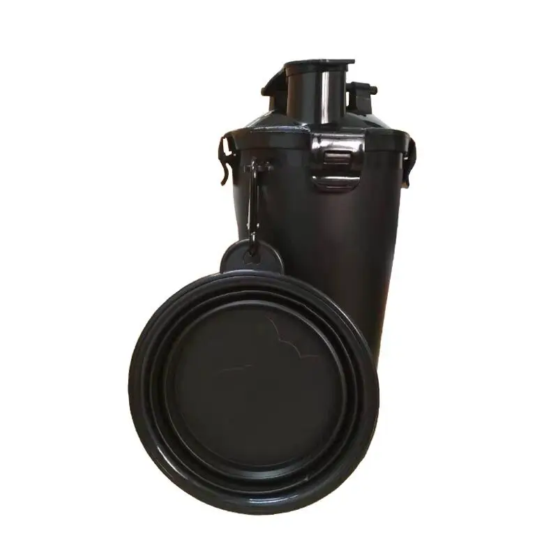 portable food flask leak proof pet food dispenser cup double wall bottle