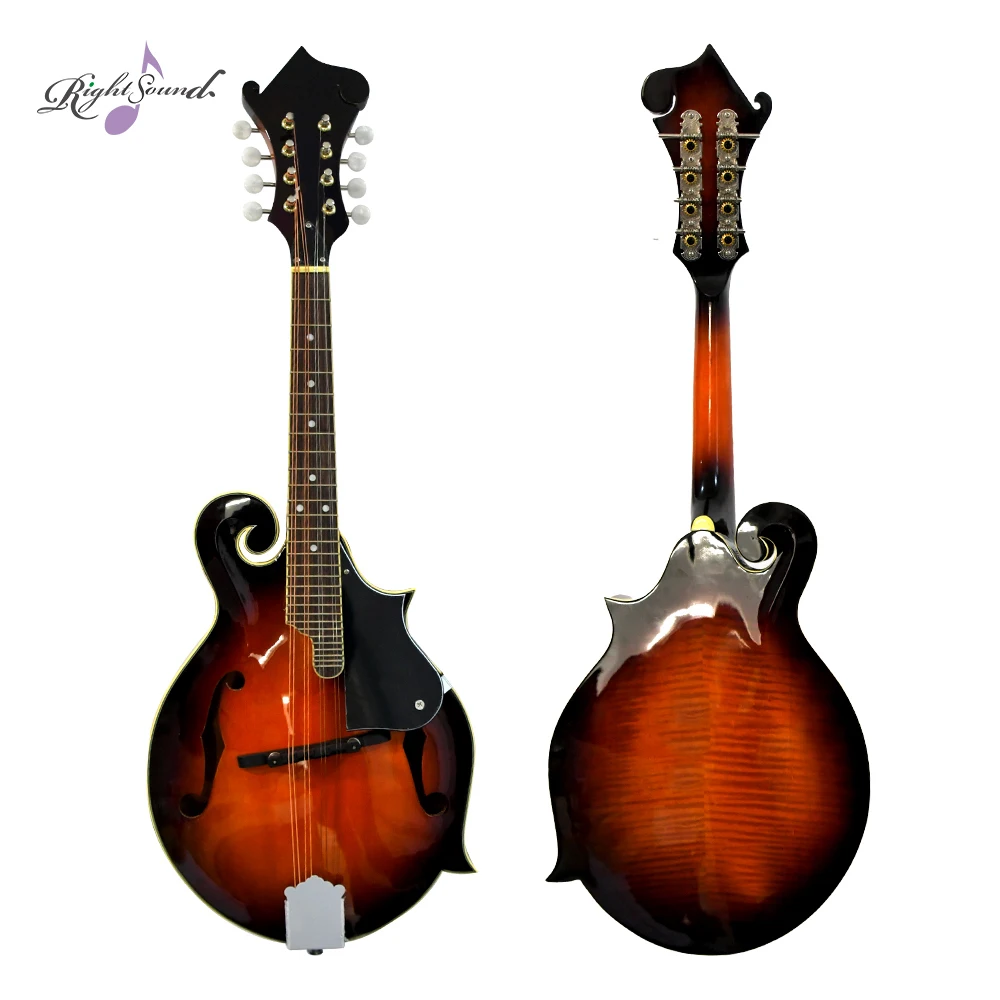 F Style Mandolin Musical Instrument Sunburst Mandoline 8 String Acoustic Mandolin