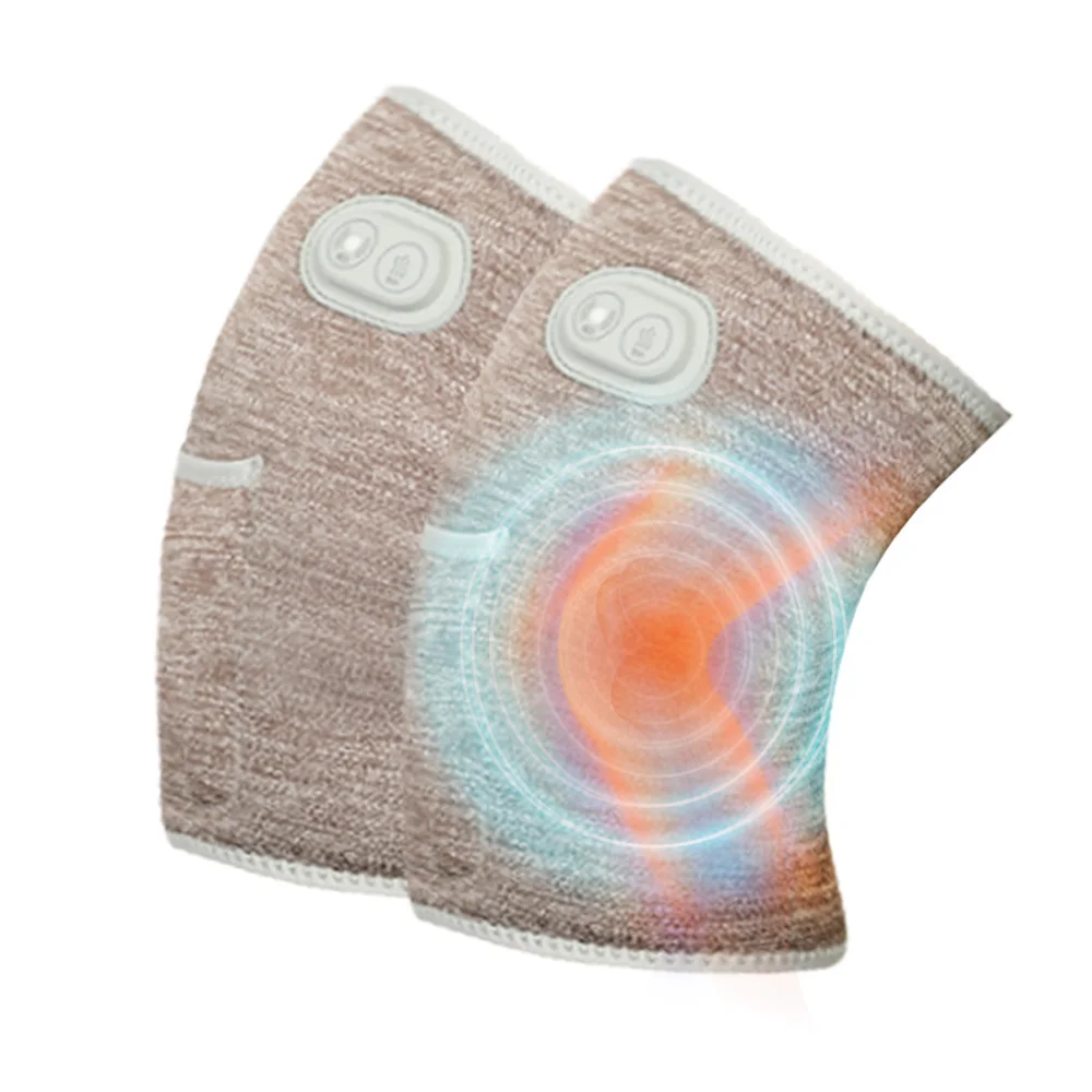 Heated Knee Brace Wrap Pad Dual-use Thermostat Usb Heating Knee Pads for Knee Strains Arthritis with Massage