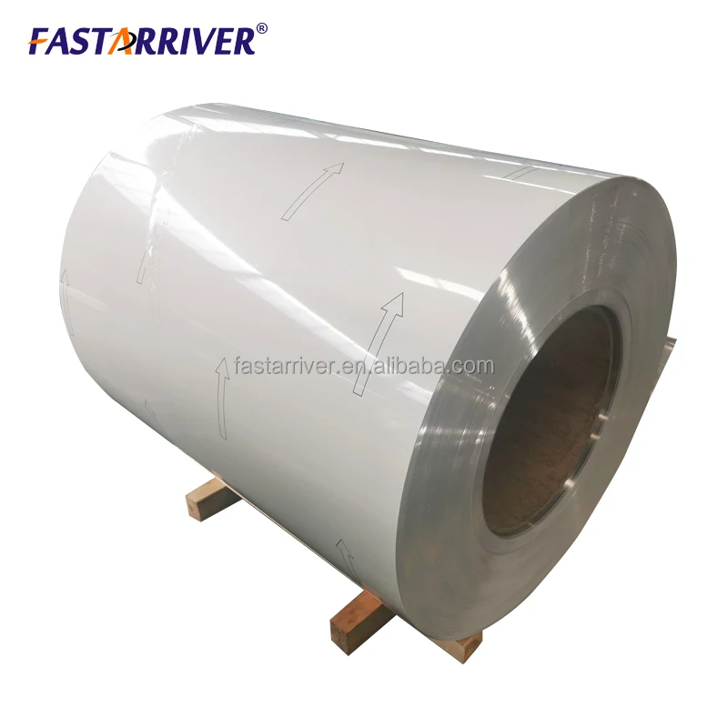 Предварительно окрашенная алюминиевая катушка белого цвета для отделки 3003 0,8 мм