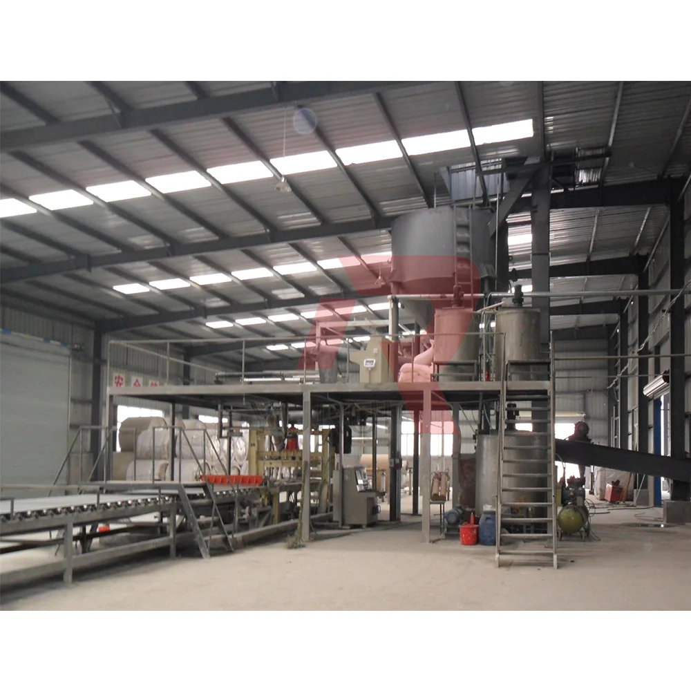 Полностью автоматическая линия по производству гипсовых панелей, машина для производства гипсокартона, оборудование для производства гипсокартона