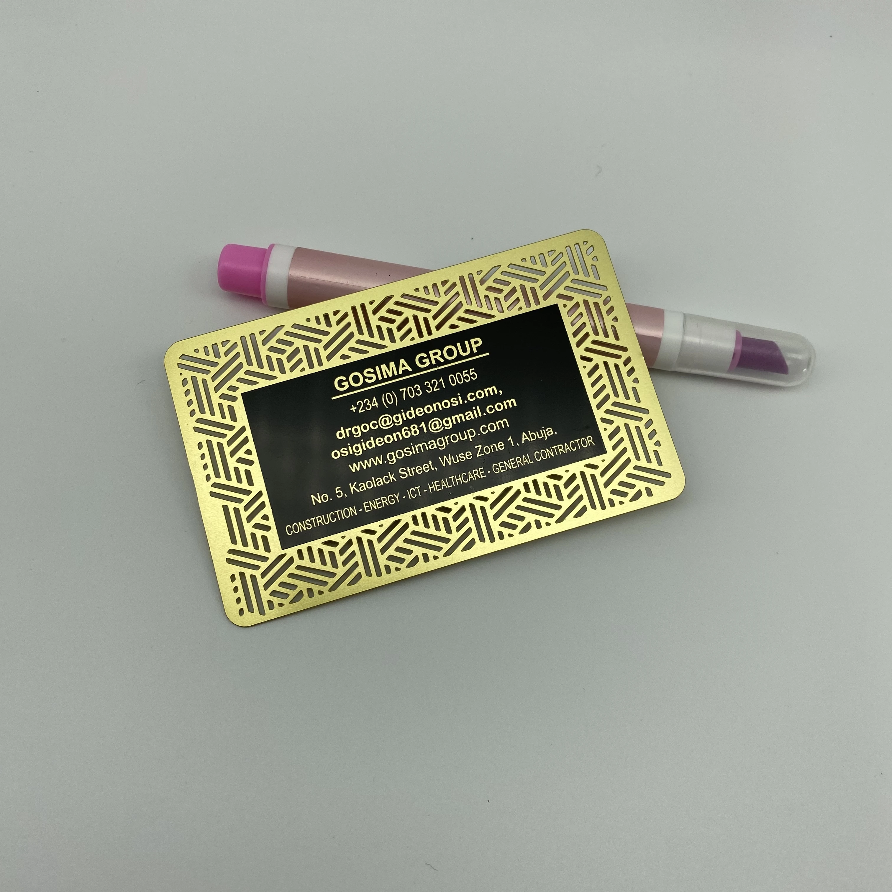 High Quality Mifare 1K Card Mifare Blank Engraved Metal Business Cards Holder