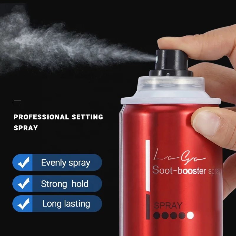 360ml High Quality easy clean long lasting hair spray with environmentally friendly hairspray and curl hair spray for oem order