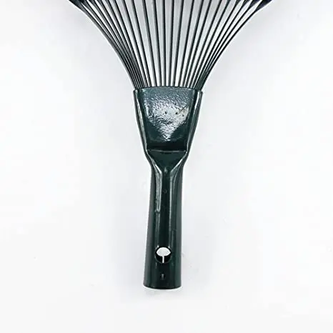 garden supplies carbon steel 22 teeth grass rakes leaf rake lawn rake