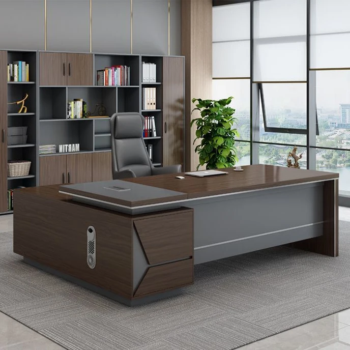 New Design Office Furniture Home Office Desk L Shaped Executive CEO Office Table